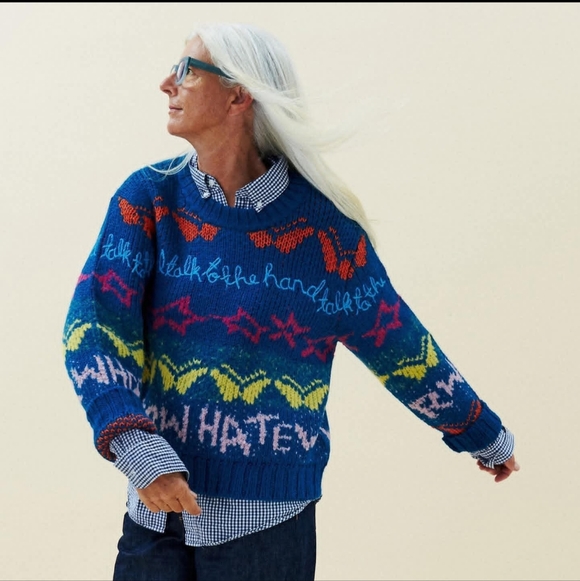Lingua Franca Sweaters - NWT Lingua Franca 'Whatever' Alpaca Blend Sweater
